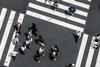 Crossroads people crossing
