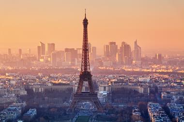 Paris sunset